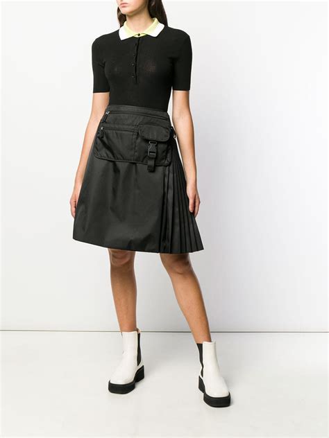 prada skirt with belt